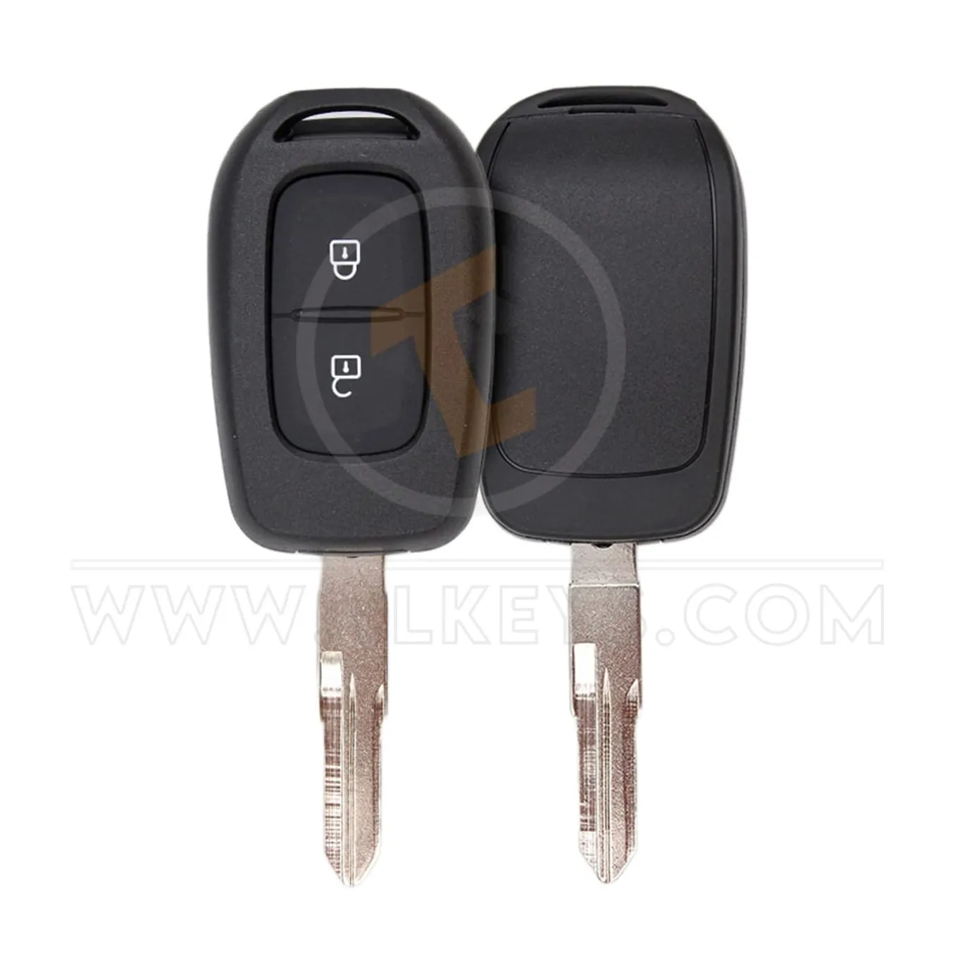 Renault Duster Dacia Head Key Remote 2015 2018 433MHz 2 Buttons Buttons 2