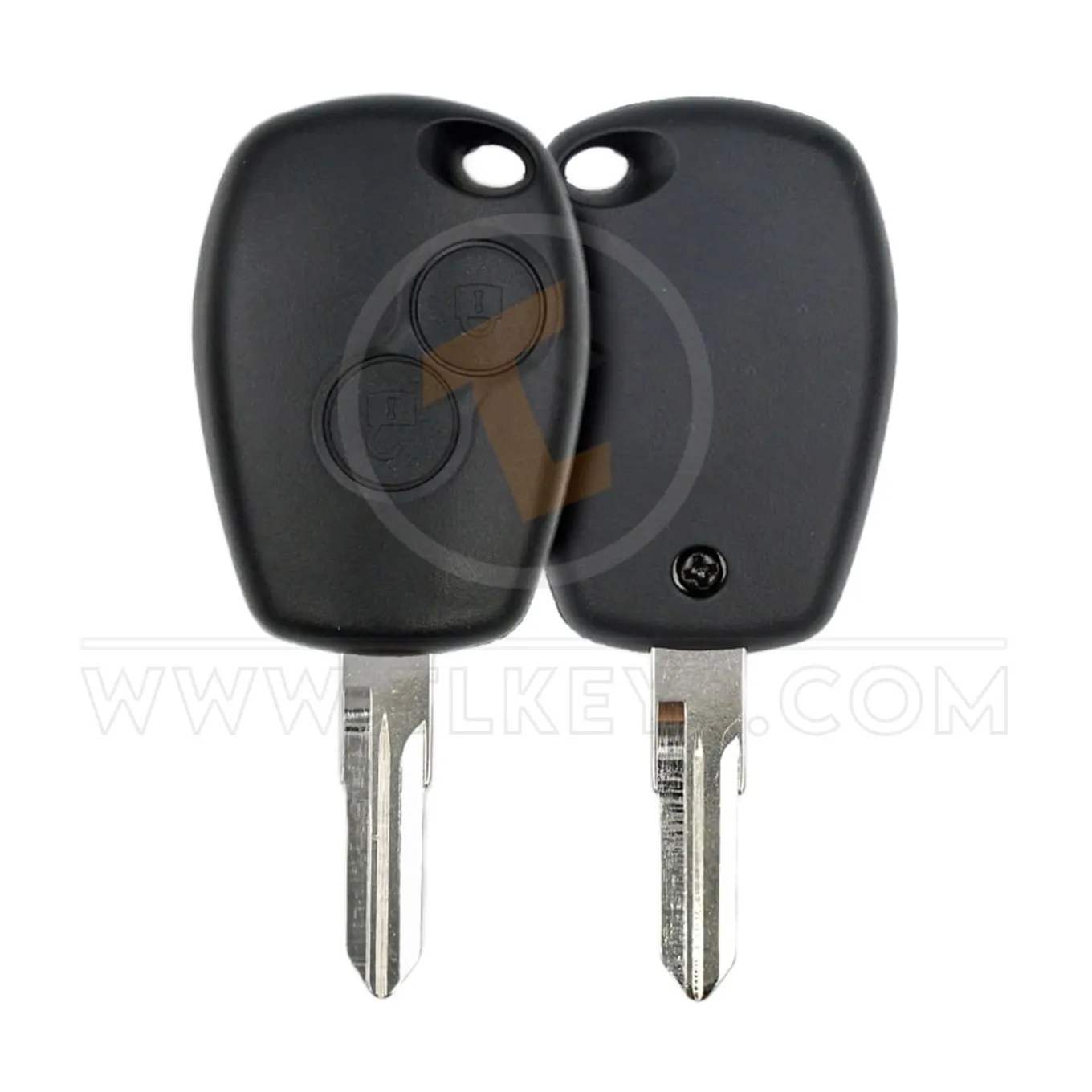 Renault Duster Clio Head Key Remote 2000 2003 433MHz 2 Buttons Buttons 2