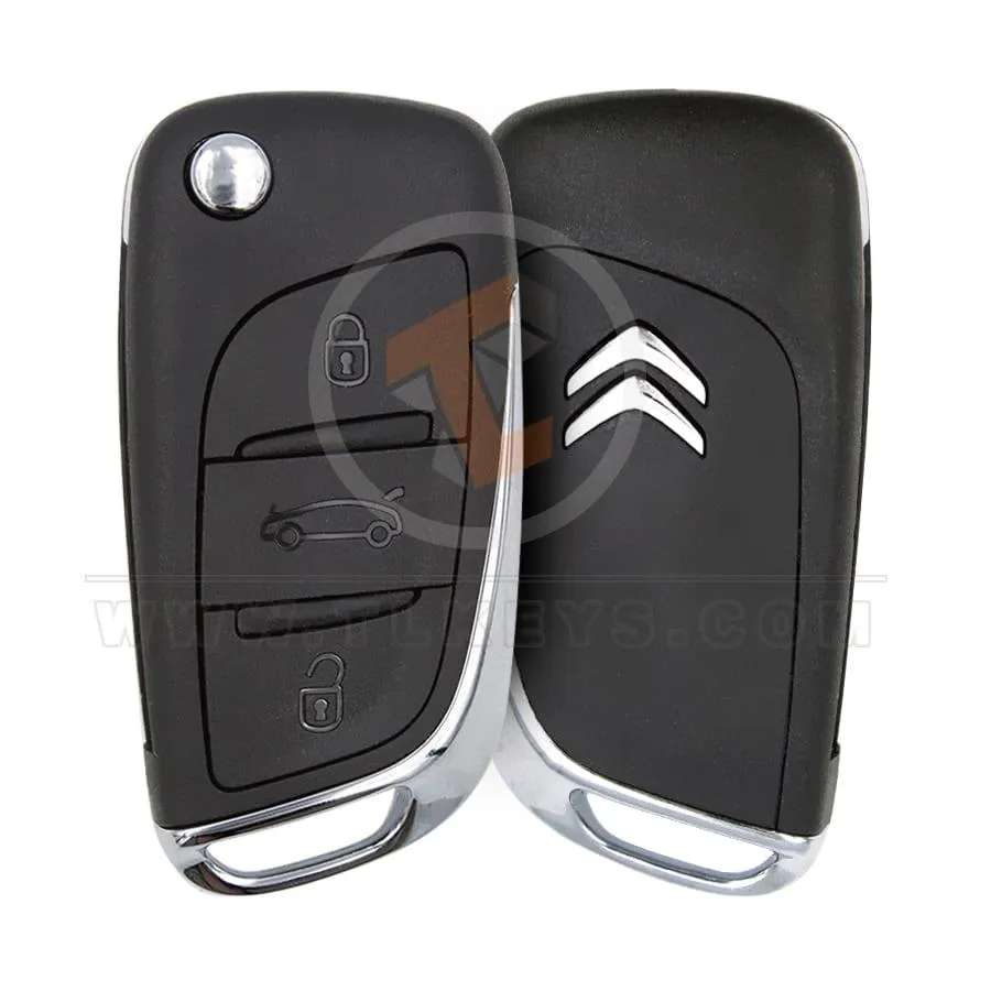 Original Citroen C4 C Elysee Flip Key Remote 2010 2013 P/N: 5FA010 354 20 Remote Type Flip Key Remote