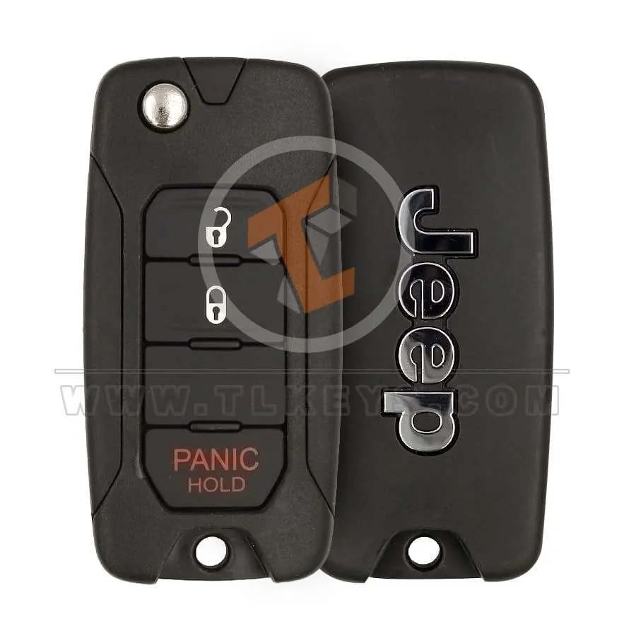 Genuine Jeep Renegade Flip Key Remote 2016 2018 433MHz 3 Buttons Remote Type Flip Key Remote