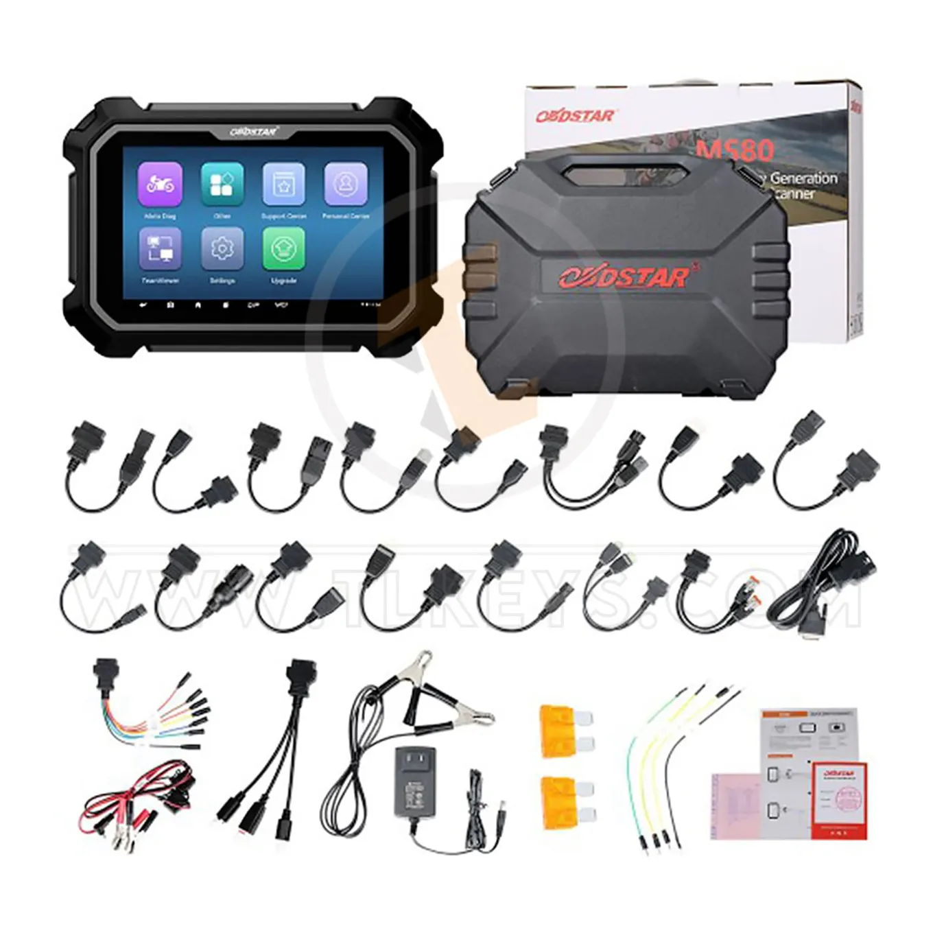 OBDStar MS80 Universal Motorcycle Diagnostic Scanner Tablet Key Programming Diagnostics Tools
