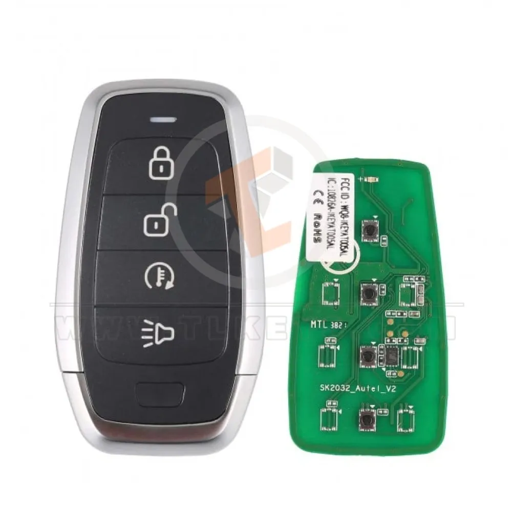 Autel ikeyat004dl independent universal smart remote key 4 buttons main