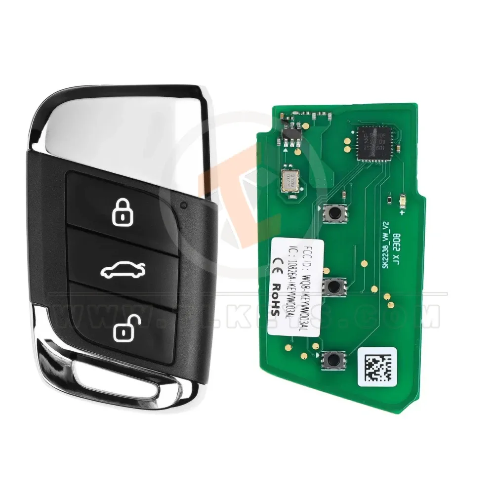 Autel ikeyvw003al universal smart remote key 3 buttons for volkswagen main