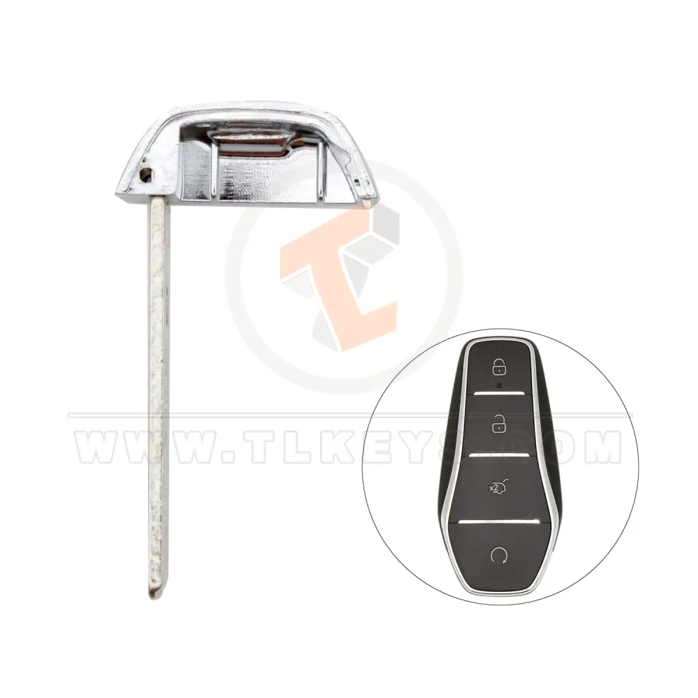 Byd 2025 smart remote emergency key blade uncut type 2