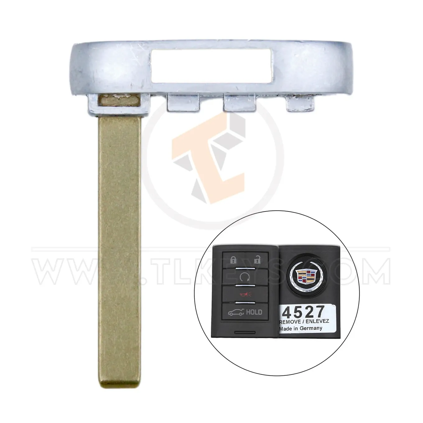 Cadillac Smart Key Emergency Blade Laser Type Aftermarket Brand Status Aftermarket