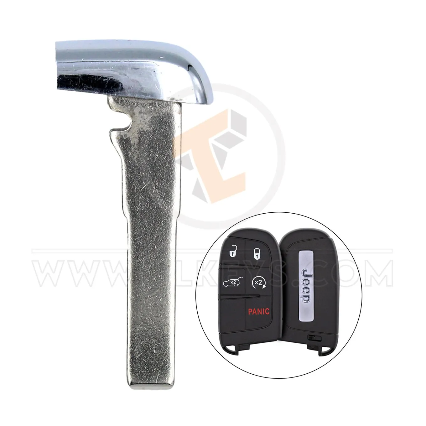 Fiat Jeep Compass Renegade 2016 2020 Smart Emergency Blade Aftermarket Emergency Keys