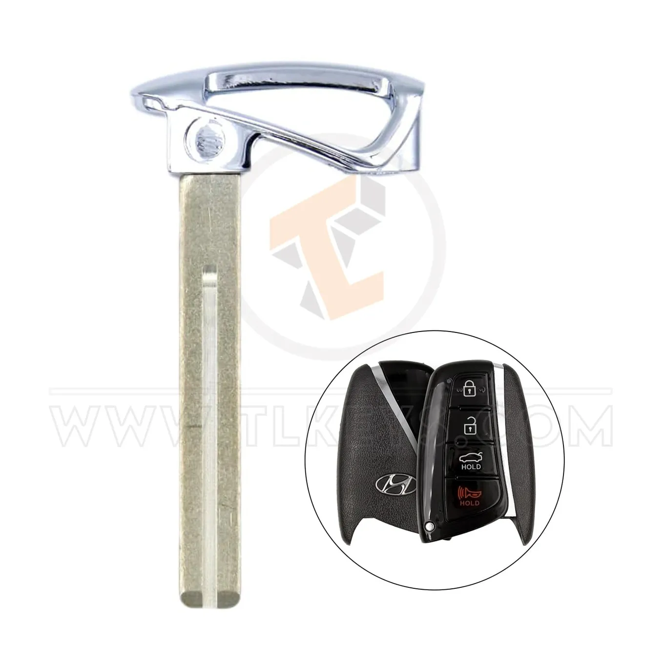 Hyundai Azera Centennial Equus 2011 2016 Profil de lame de clé d'urgence TOY40