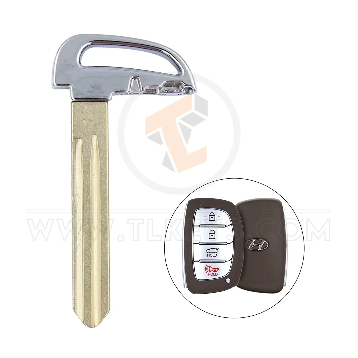 Hyundai Elantra 2014 Emergency Blank Key Blade 81996 B4520 Aftermarket Emergency Keys