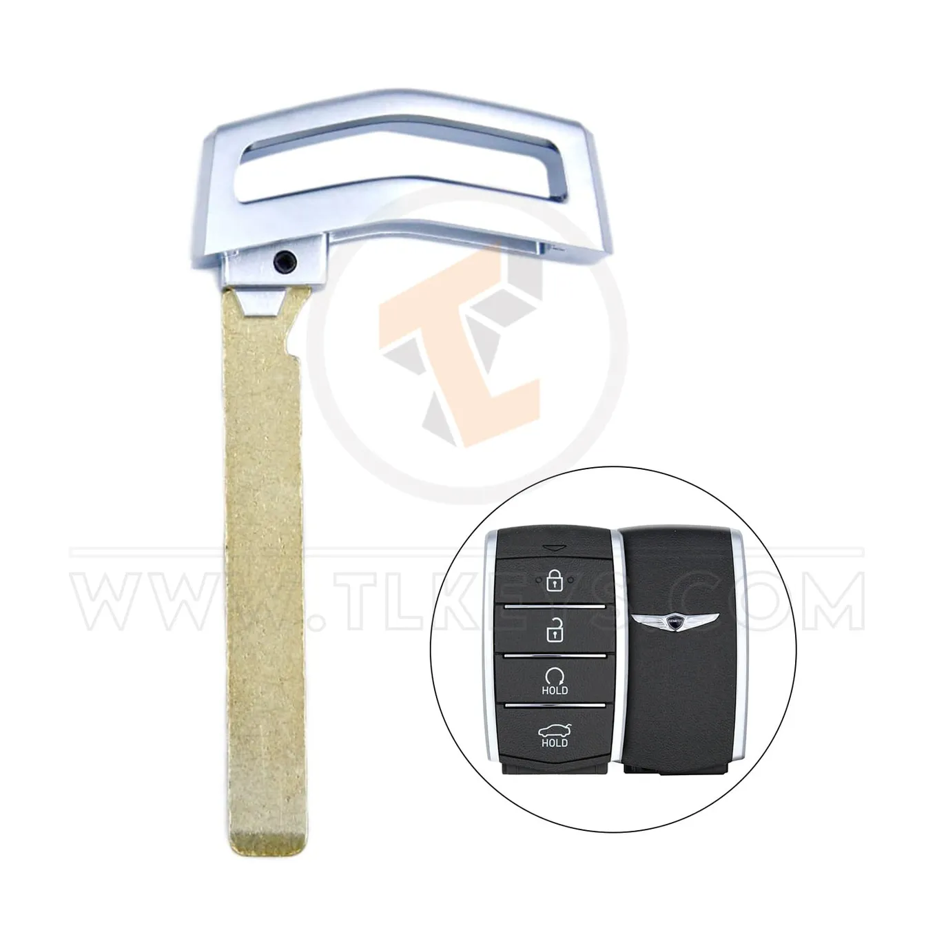 Hyundai Genesis 2014 2016 Emergency Blank Key Blade 81996 B1500 Status Aftermarket