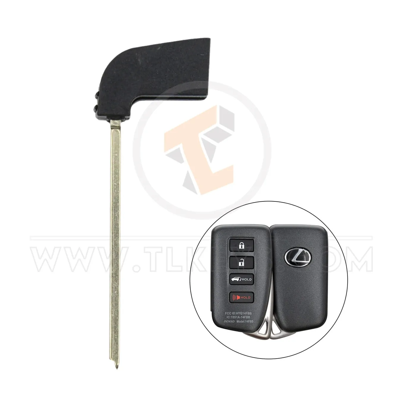 Lexus 2013 2017 Emergency Blade Emergency Keys