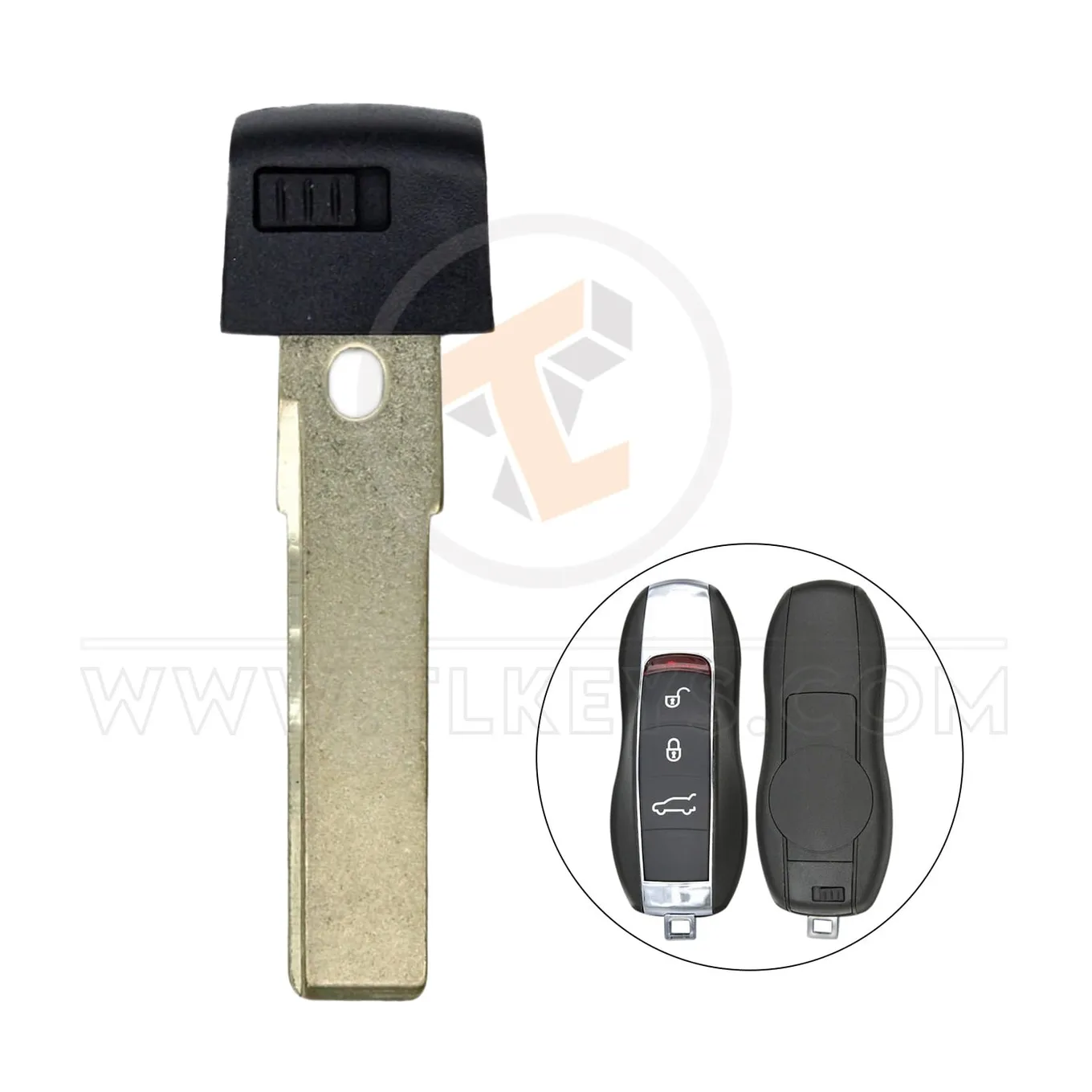 Porsche 2010–2013 Notschlüssel. Notschlüssel