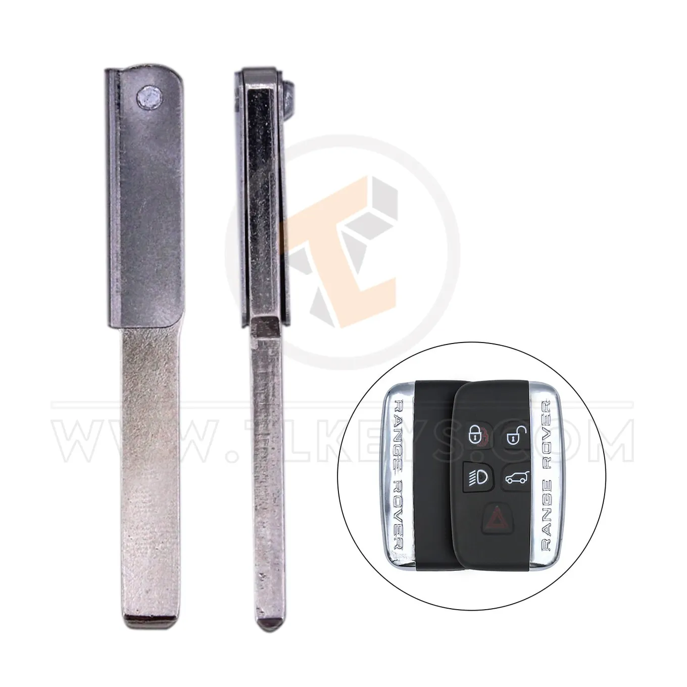 Lame de clé de secours pour anciens Range Rover 2016 2018 Clés de secours