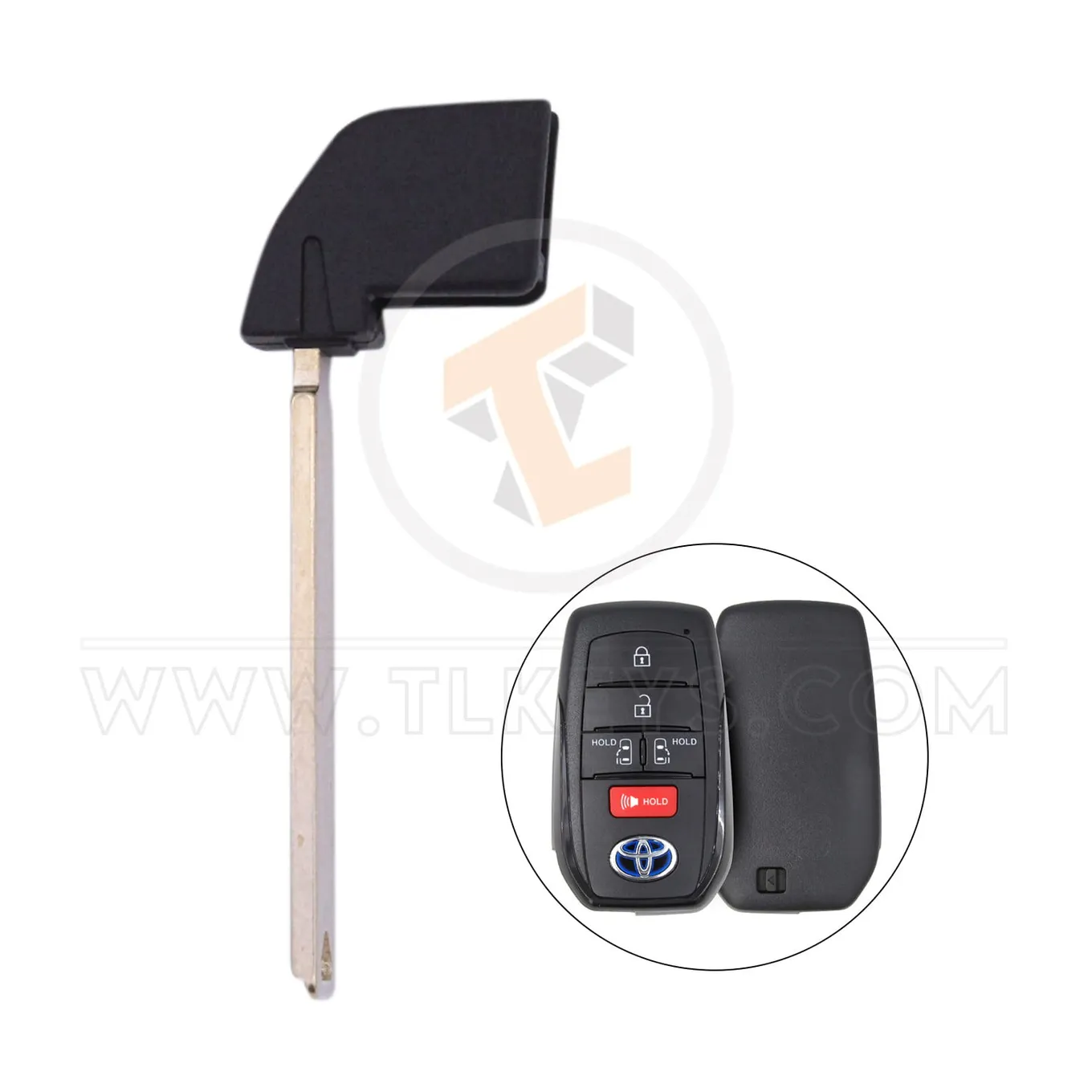 Toyota Hilux Fortuner 2016 2018 Emergency Key 1 Side Status Aftermarket