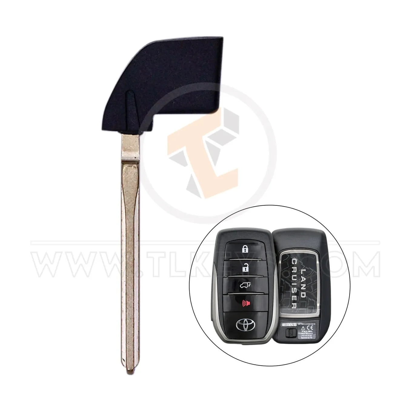 Toyota Hilux Fortuner 2018 Emergency Key 2 Side Status Aftermarket