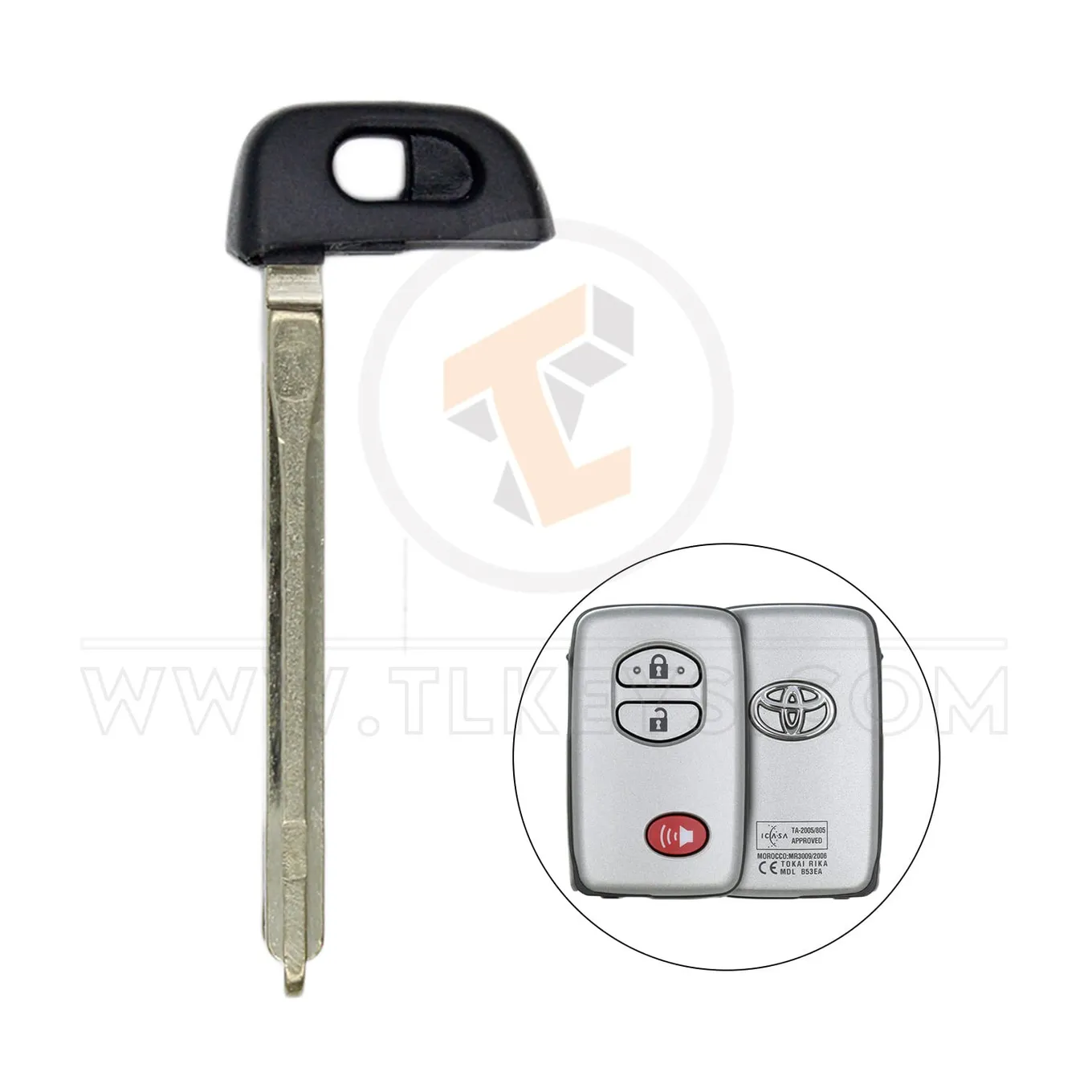 Toyota Land Cruiser 2009 2014 Smart Emergency Key 2 Side Emergency Keys