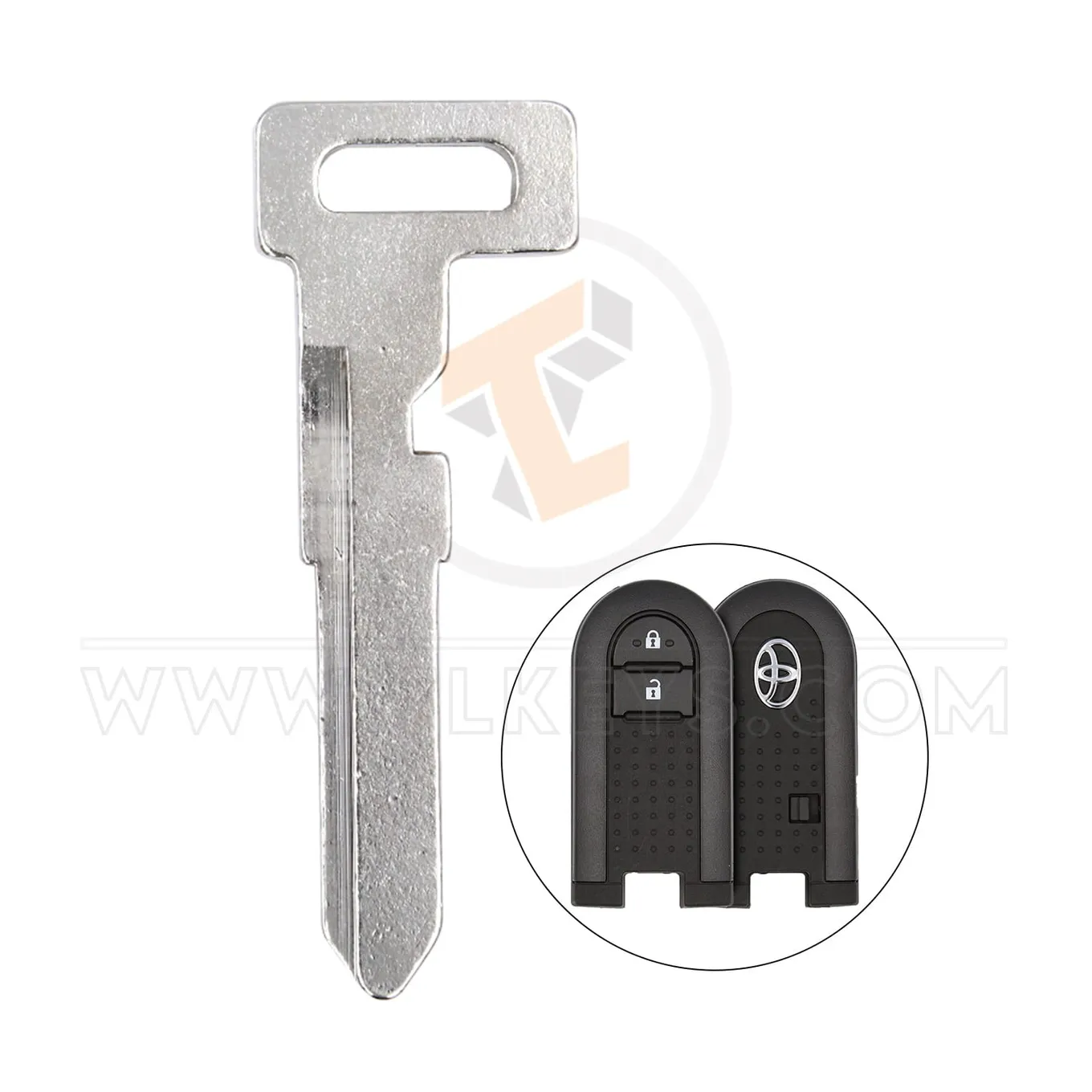 Toyota Rush Daihatsu 2017 2021 Estado de la hoja de llave de emergencia (ranura derecha) Mercado de accesorios