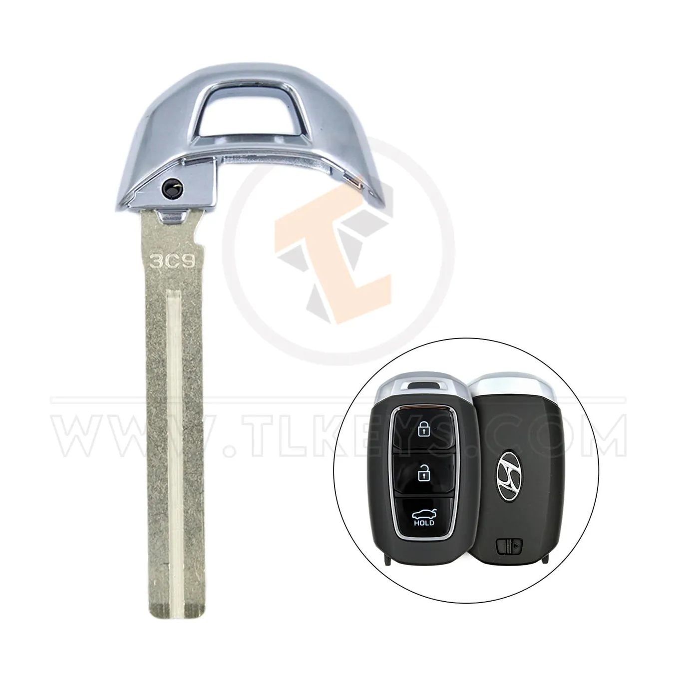 Hoja de llave en blanco de emergencia para Hyundai Azera Grandeur 81999 G8100 Estado genuino Hoja de llave en blanco de emergencia para Hyundai Azera Grandeur 81999 G8100 Estado genuino