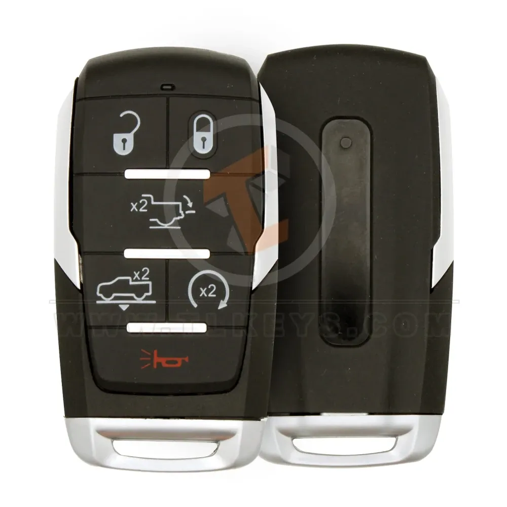 Dodge ram 2019 2021 smart key remote shell 6 buttons aftermarket brand