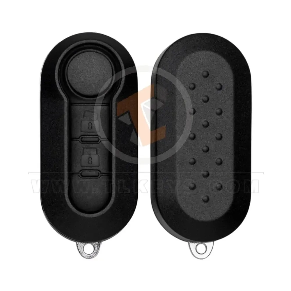 Fiat flip remote key shell 2 buttons unlock lock aftermarket