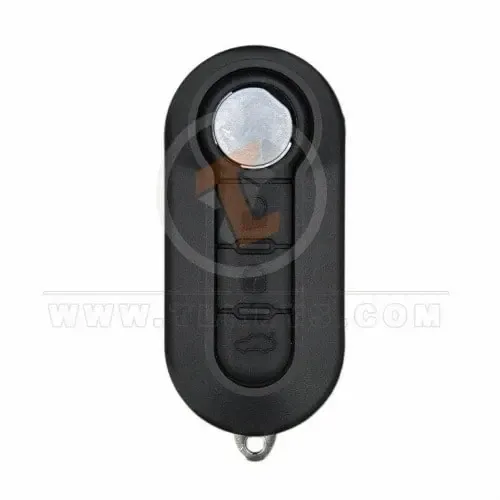 Fiat flip remote key shell 3 buttons lock unlock sedan trunk front