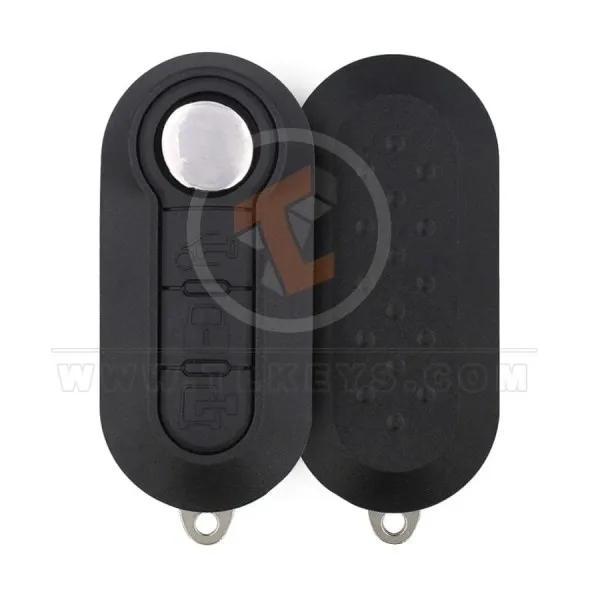 Coque de clé rabattable Fiat 3B, marque de rechange, Type de batterie CR2025