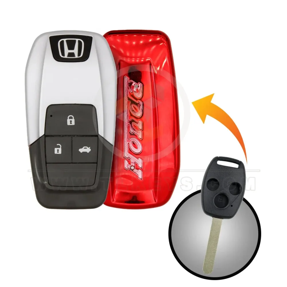 Modified honda 2008 2015 flip remote key shell 3 buttons Modified honda 2008 2015 flip remote key shell 3 buttons