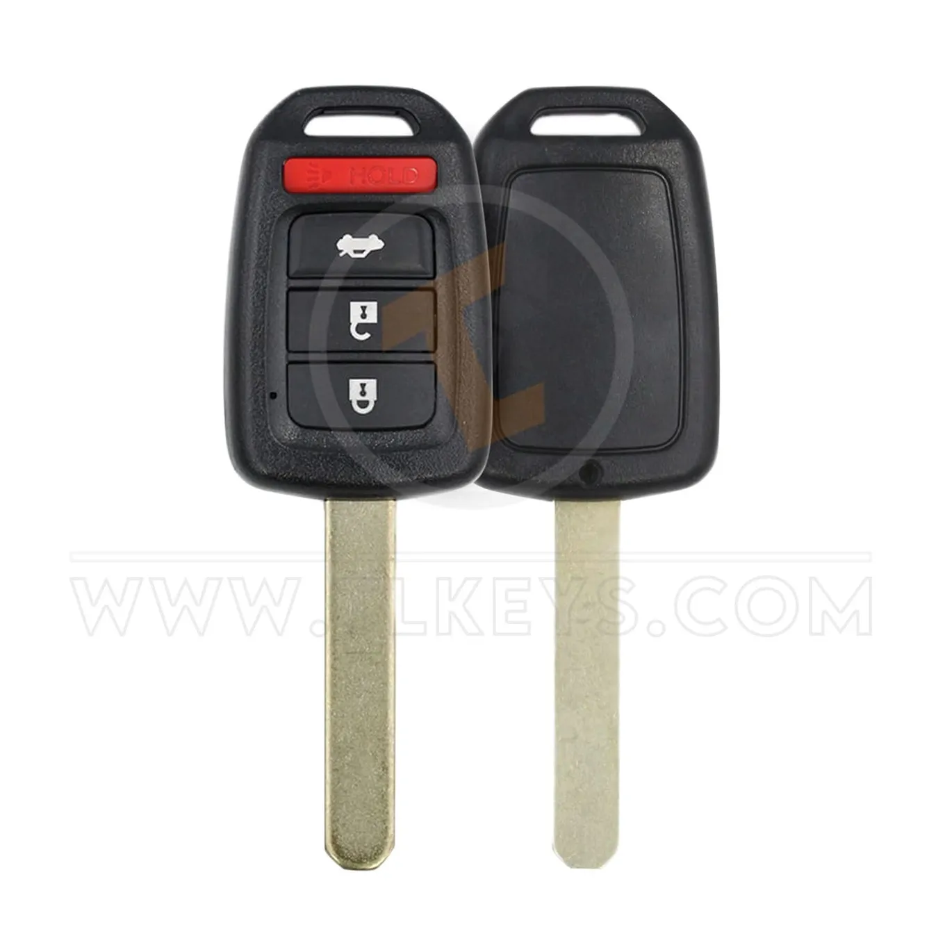 Honda Civic 2012 2015 Head Key Remote Shell 4 Buttons Status Aftermarket