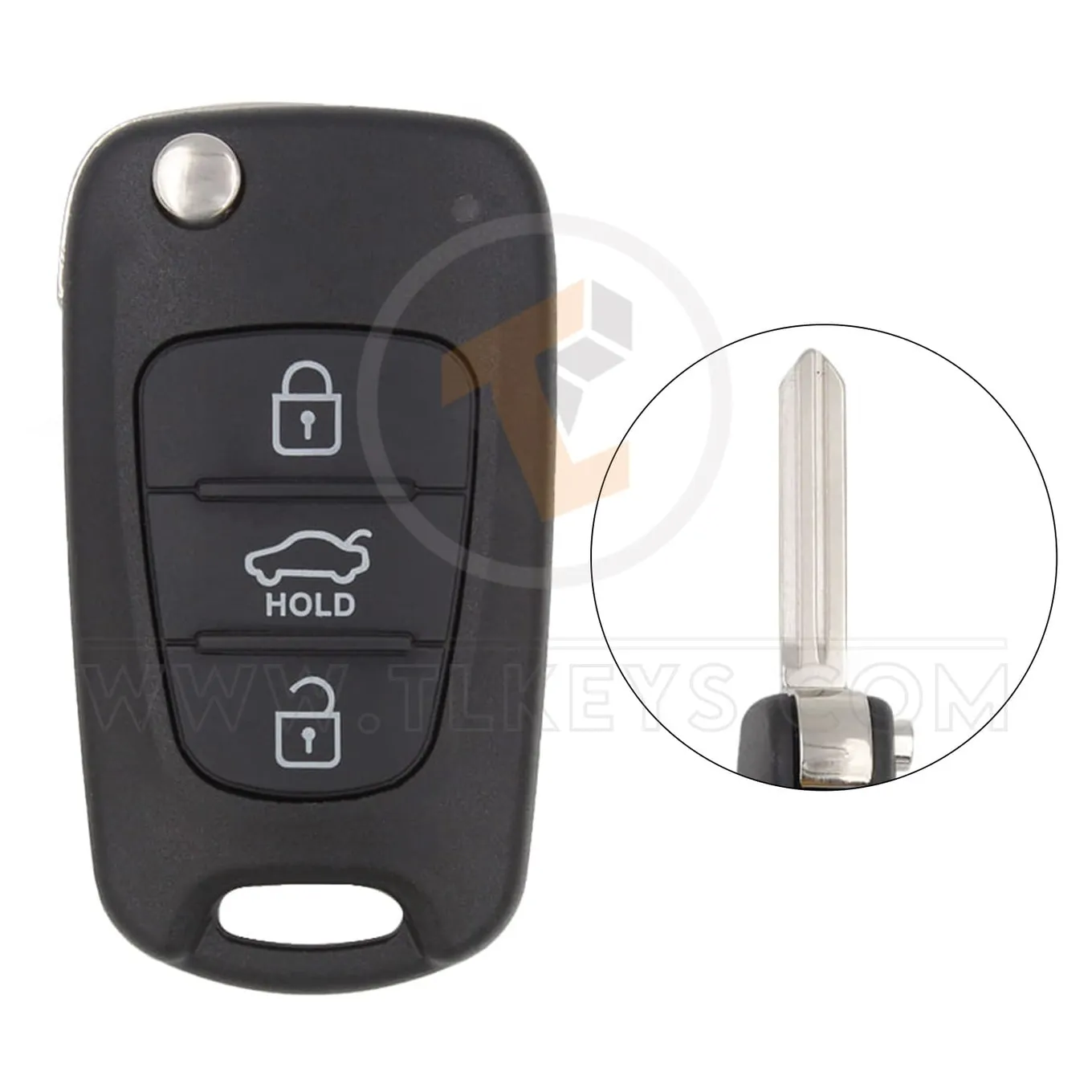 Hyundai 2008 2014 flip key remote shel 3buttons with sedan trunk left blade hyn14 aftermarket 34866 1 Hyundai 2008 2014 flip key remote shel 3buttons with sedan trunk left blade hyn14 aftermarket 34866 1