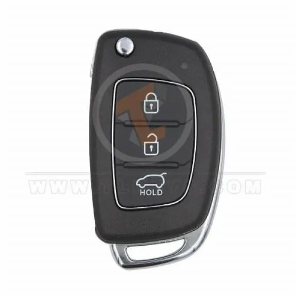 Hyundai 2014 2019 Flip Remote Shell 3 Buttons SUV Trunk HYN17 Blade Panic Button No