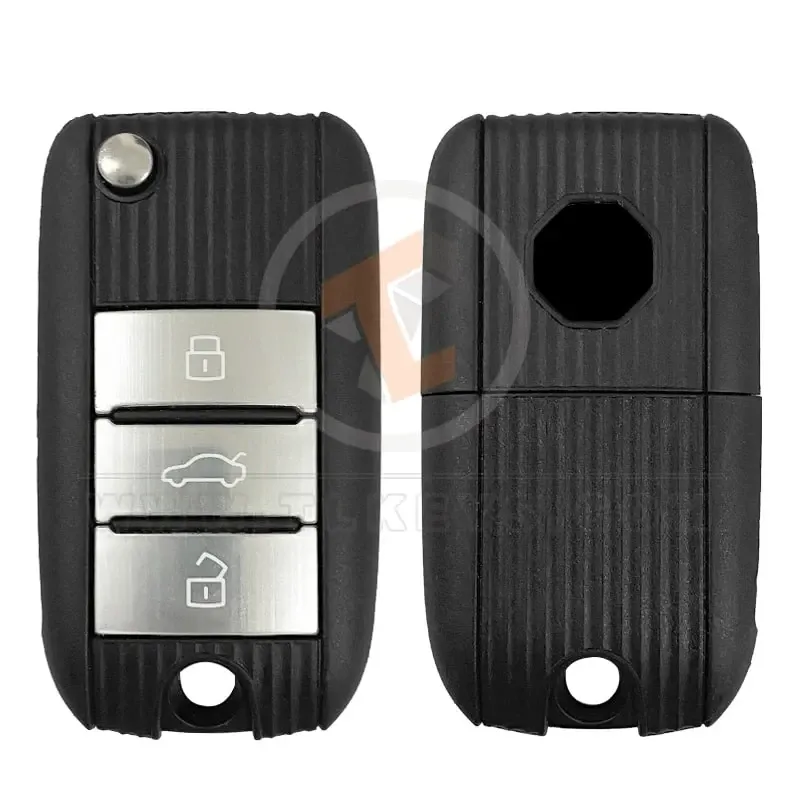 Mg flip remote key shell 3 buttons aftermarket