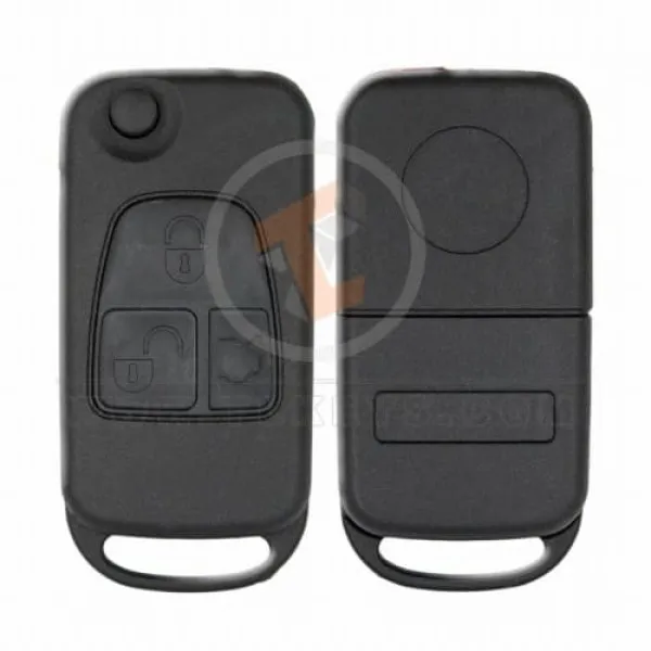 Mercedes Flip Key Remote Shell 3 Buttons HU64 Blade ML AFTER Remote Type FBS4