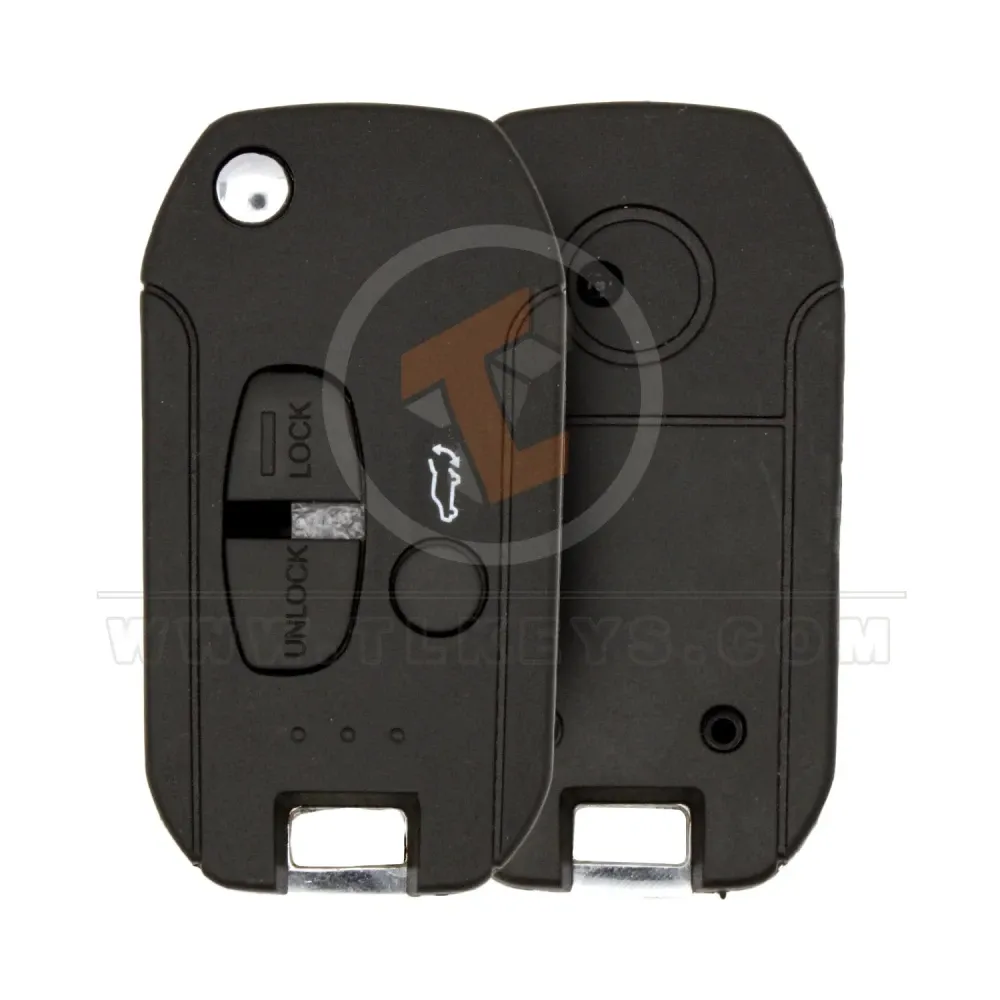 Mitsubishi pajero modified flip remote key shell 3 buttons