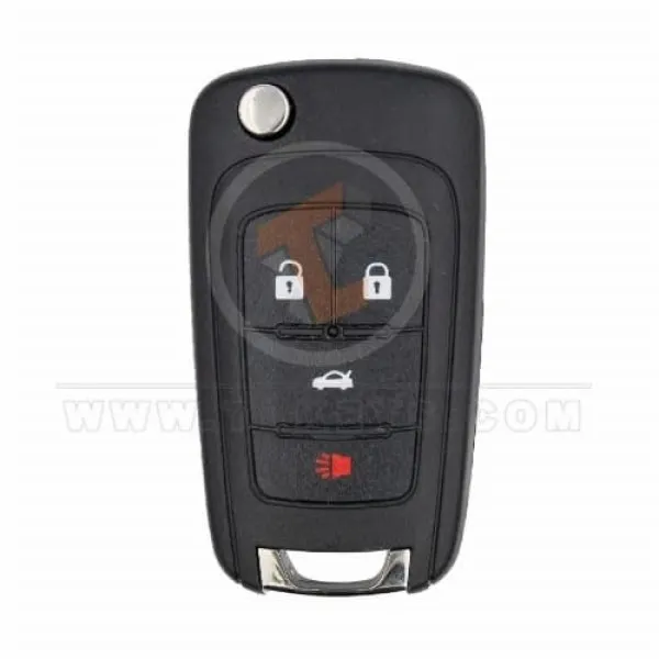 Opel 2012 2015 Flip Key Remote Shell 4 Buttons Aftermarket Brand Remote Shell