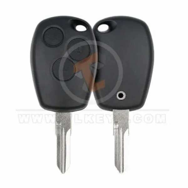 Renault 2010 2015 Head Key Remote Shell 3 Buttons AFTERMARKE Buttons 2