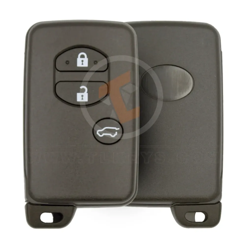 Toyota 2009 2014 smart key remote shell 3 buttons window black color main Toyota 2009 2014 smart key remote shell 3 buttons window black color main