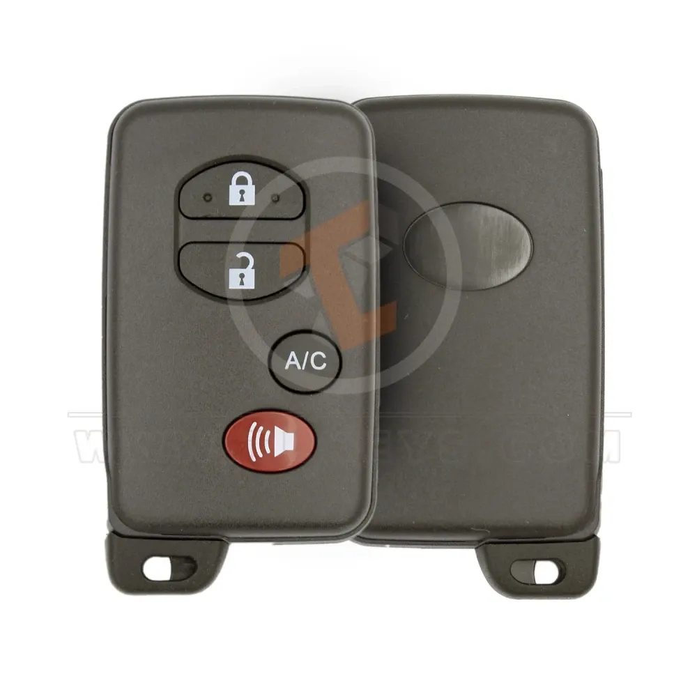 Toyota 2009 2014 smart key remote shell 4 buttons a c black color main