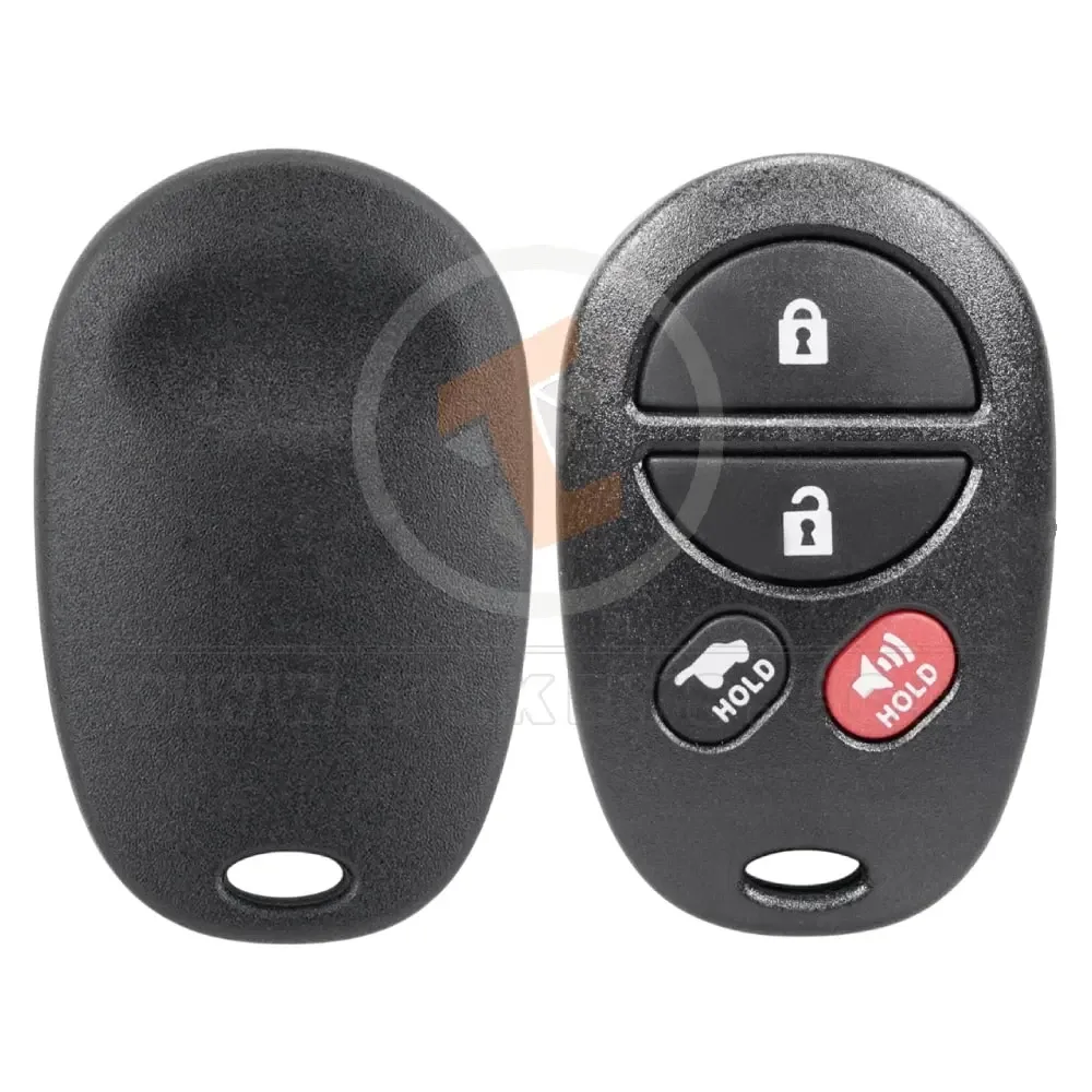 Toyota sequoia remote key shell 4 buttons aftermarket