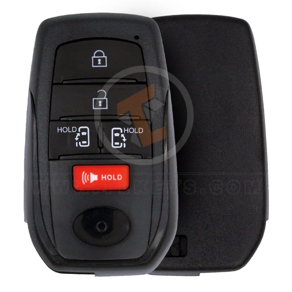 Toyota sienna 2022 smart proximity remote key shell 5buttons