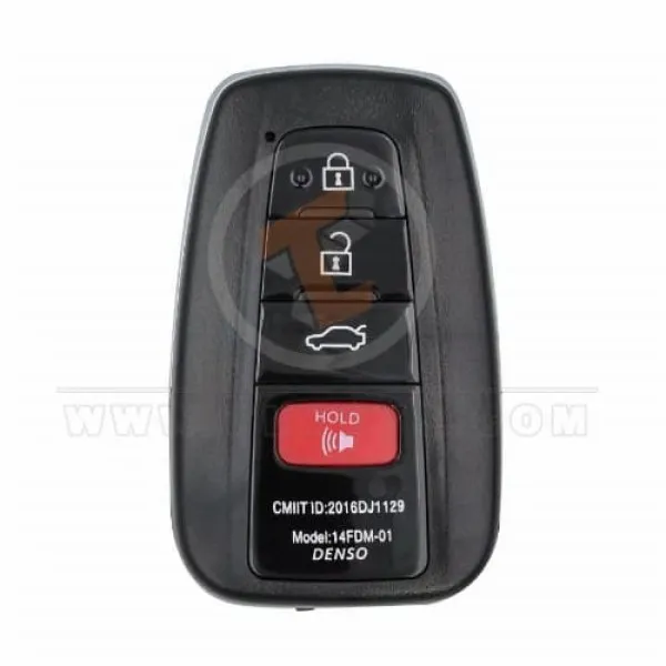 Toyota 2018 2020 Smart Key Remote Shell 4 Buttons Aftermarket USA Panic Button Yes