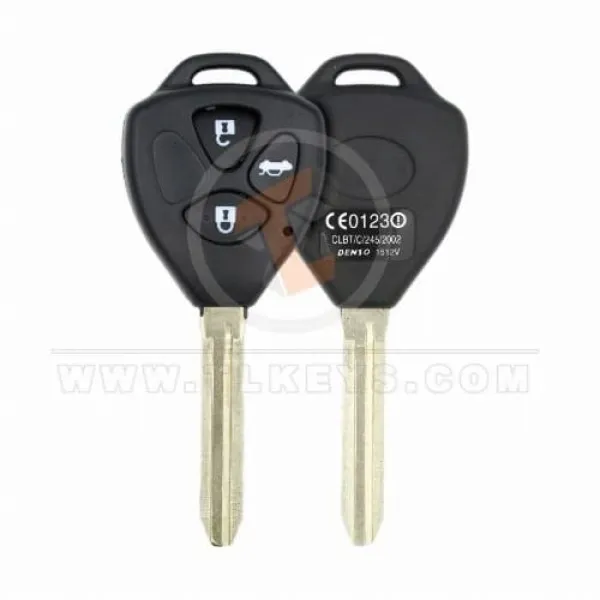 Toyota Prado Warda 2010 2013 TOY43 Carcasa remota con llave principal 3 botones B 2 Toyota Prado Warda 2010 2013 TOY43 Carcasa remota con llave principal 3 botones B 2