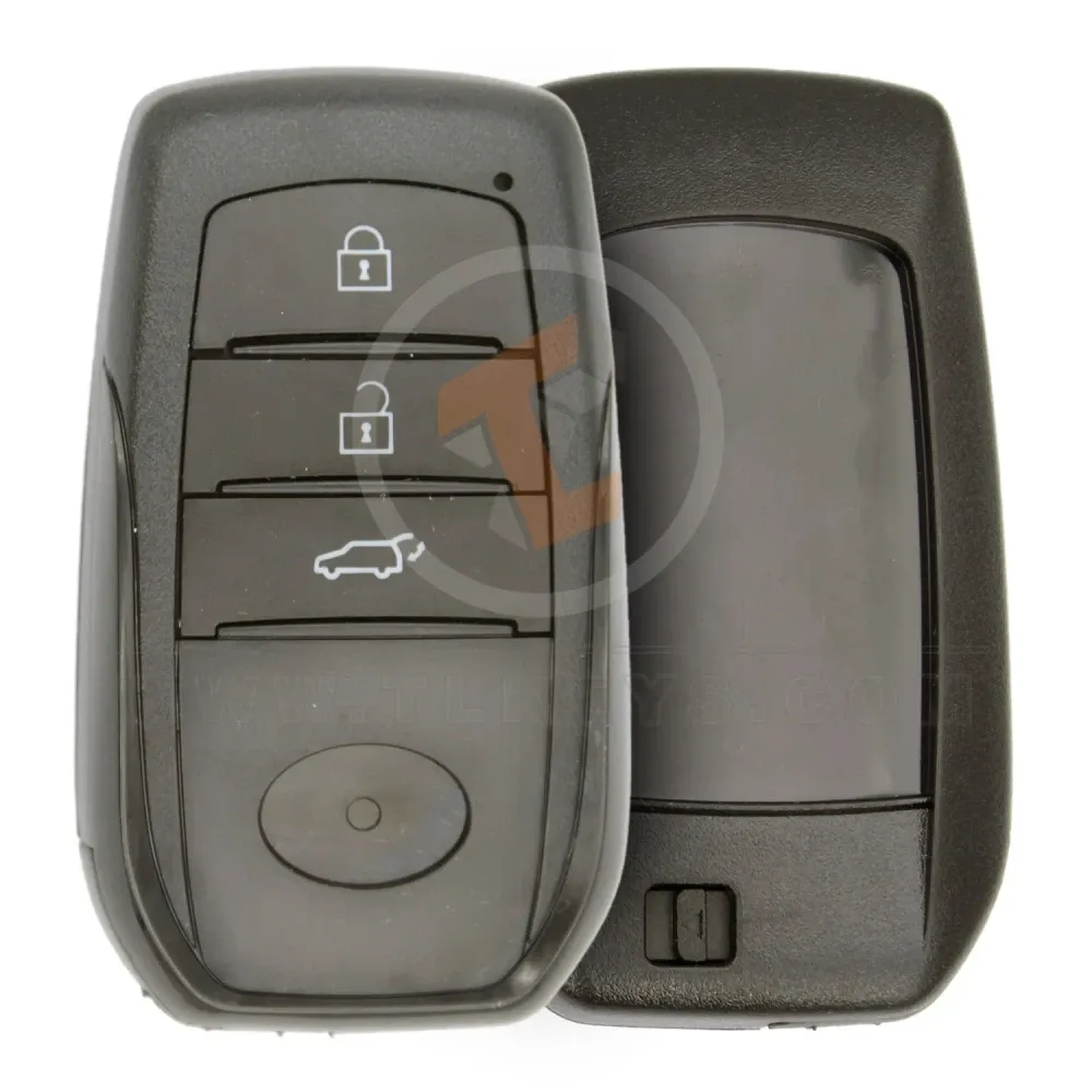 Toyota land cruiser 2022 smart key remote shell 3 buttons suv trunk main Toyota land cruiser 2022 smart key remote shell 3 buttons suv trunk main