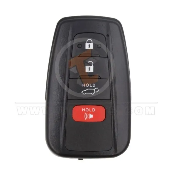 Toyota Smart Key Remote Shell 3+1 Buttons SUV Trunk With Matt Painted Remote Shell Toyota Smart Key Remote Shell 3+1 Buttons SUV Trunk With Matt Painted Remote Shell