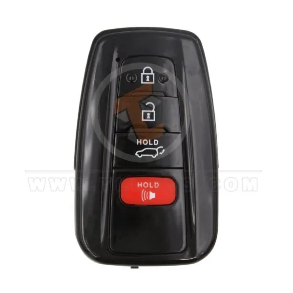 Toyota Smart Remote Shell 3+1 botones SUV maletero con botón de pánico pintado espejo Sí Toyota Smart Remote Shell 3+1 botones SUV maletero con botón de pánico pintado espejo Sí