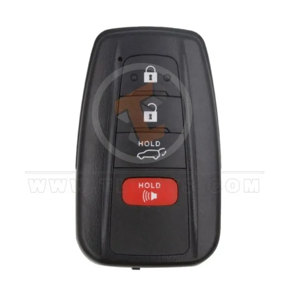 Toyota Smart Key Remote Shell 4 botones SUV Trunk con botón de pánico pintado mate Sí Toyota Smart Key Remote Shell 4 botones SUV Trunk con botón de pánico pintado mate Sí