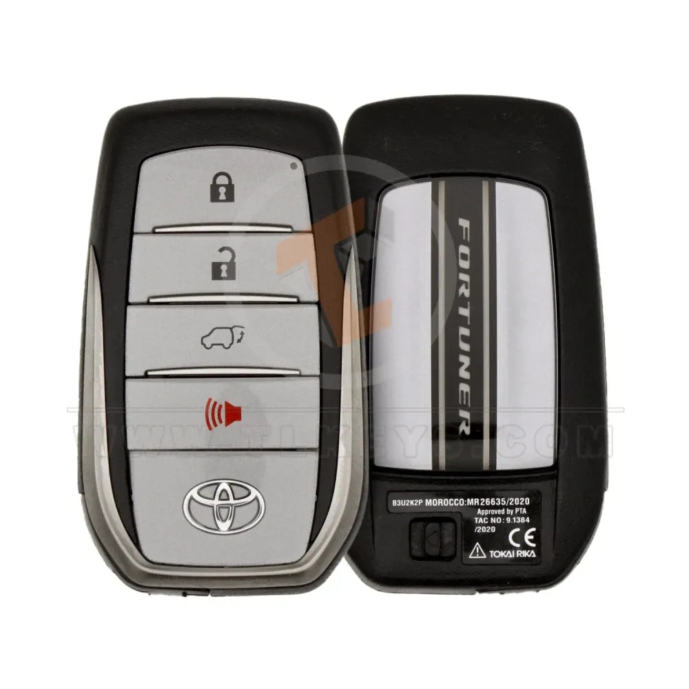 Original toyota fortuner 2016 2020 smart key shell 4 buttons