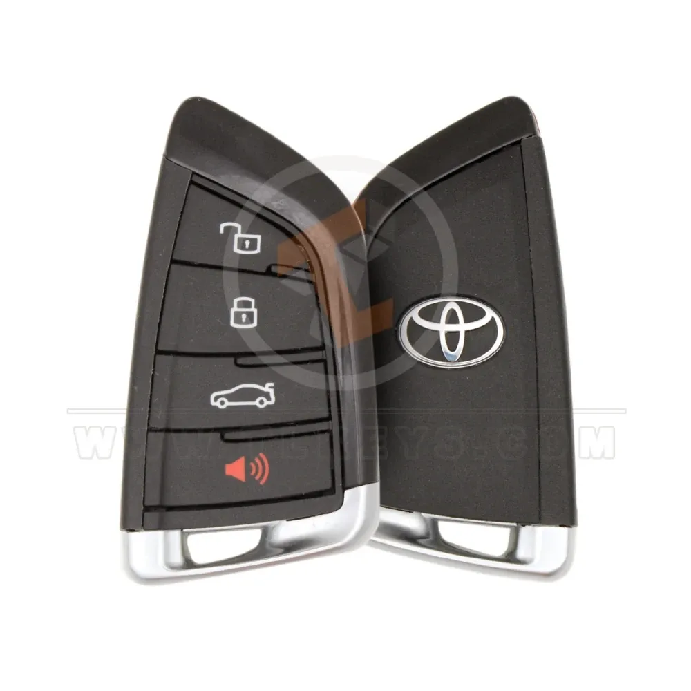 Original toyota supra smart remote key shell 4 buttons