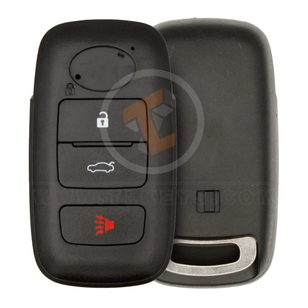 Smart proximity key shell 4 buttons for toyota raize yaris
