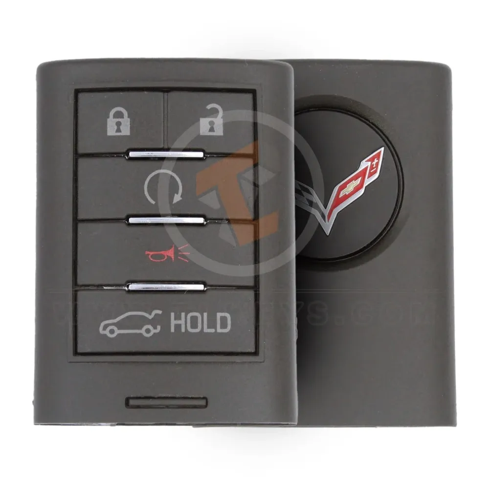 Original chevrolet corvette 2014 smart proximity remote key shell 5 buttons main