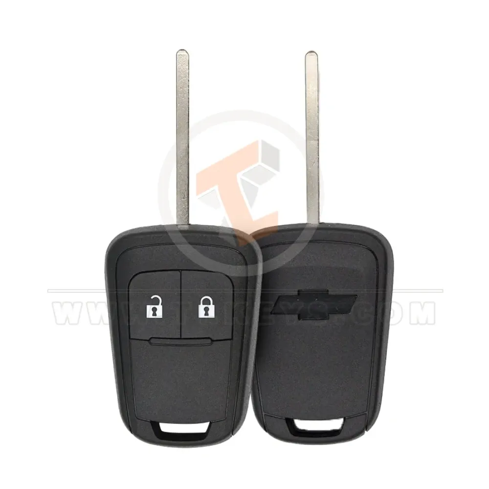 Chevrolet 2014 2018 head key remote shell 2 buttons aftermarket main