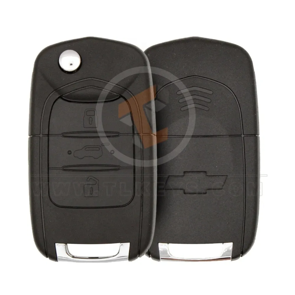 Chevrolet captiva 2020 2023 flip key remote shell 3 buttons